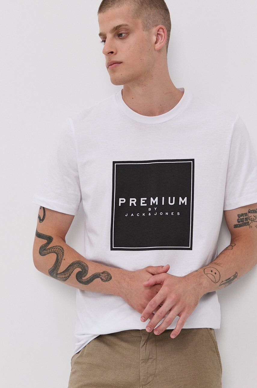 Premium by Jack&Jones Памучна тениска - Pepit.bg