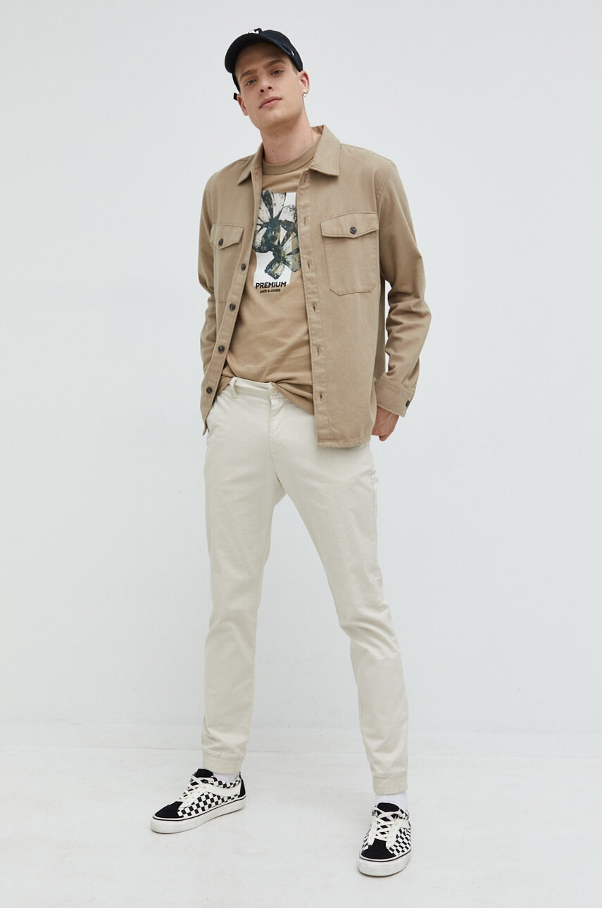 Premium by Jack&Jones Памучна тениска - Pepit.bg