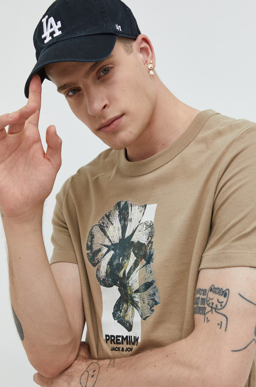 Premium by Jack&Jones Памучна тениска - Pepit.bg