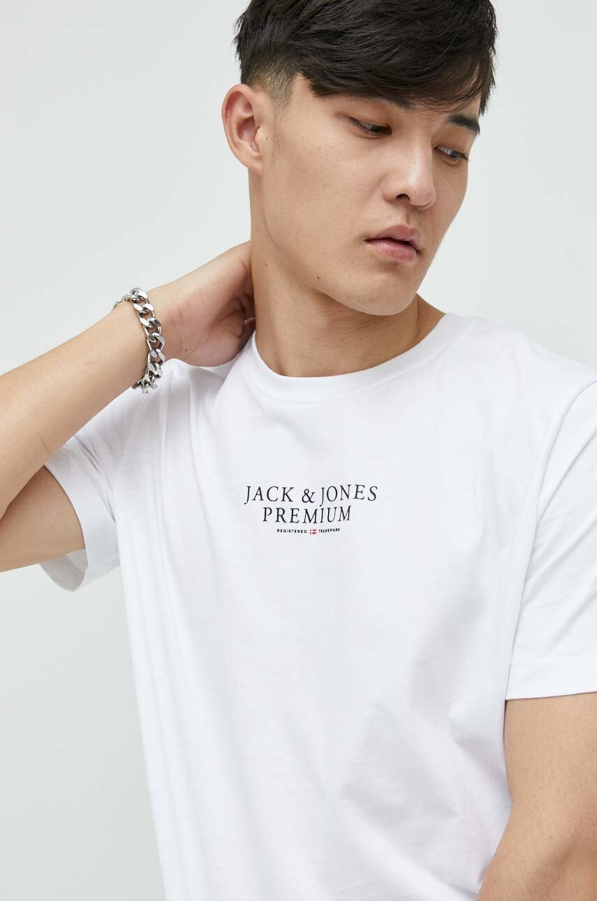 Premium by Jack&Jones Памучна тениска Archie - Pepit.bg