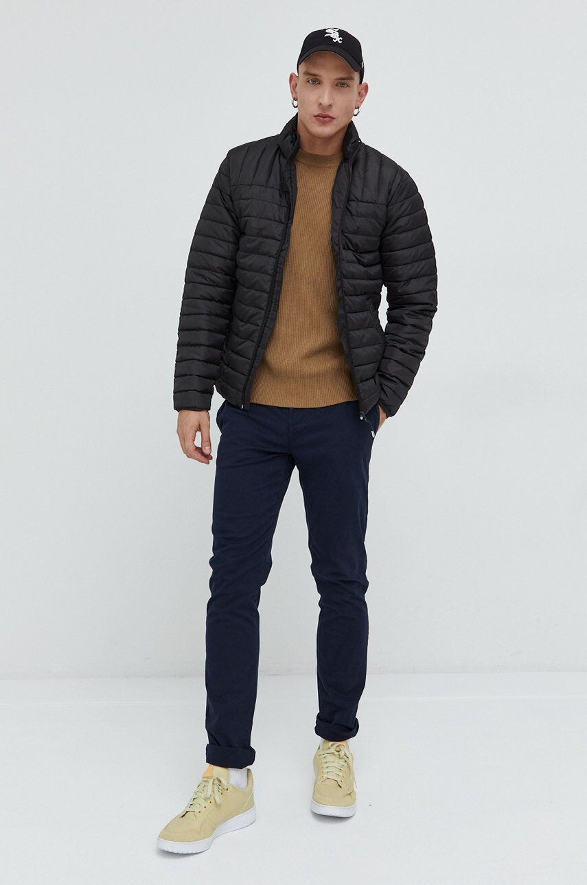 Premium by Jack&Jones Пуловер мъжки в кафяво - Pepit.bg