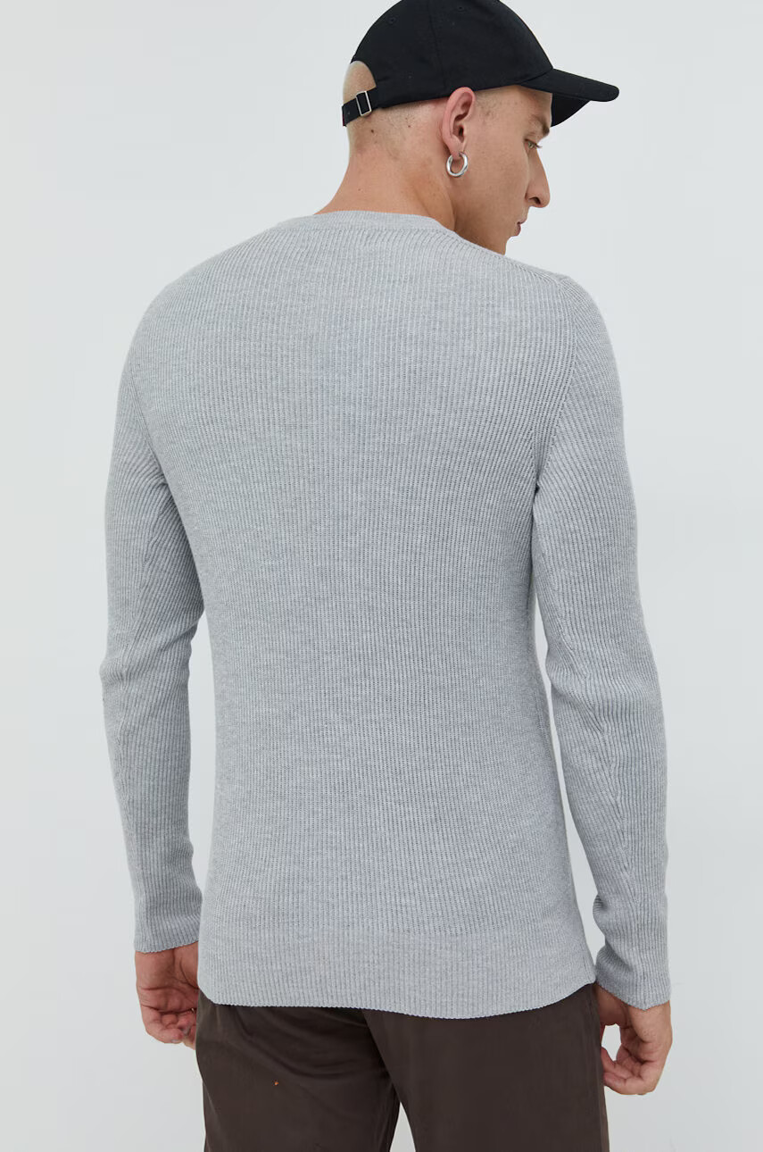 Premium by Jack&Jones Пуловер мъжки в сиво - Pepit.bg