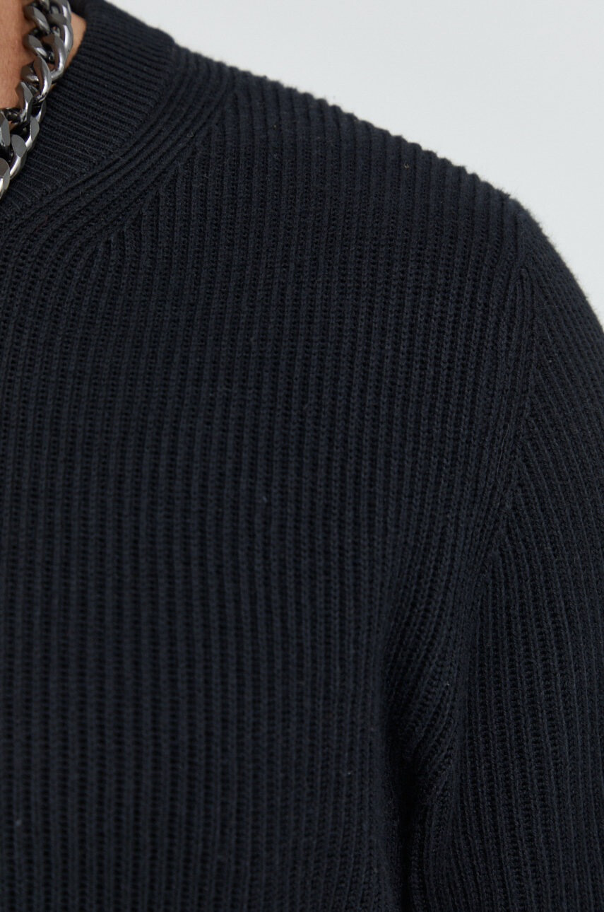 Premium by Jack&Jones Пуловер мъжки в черно - Pepit.bg
