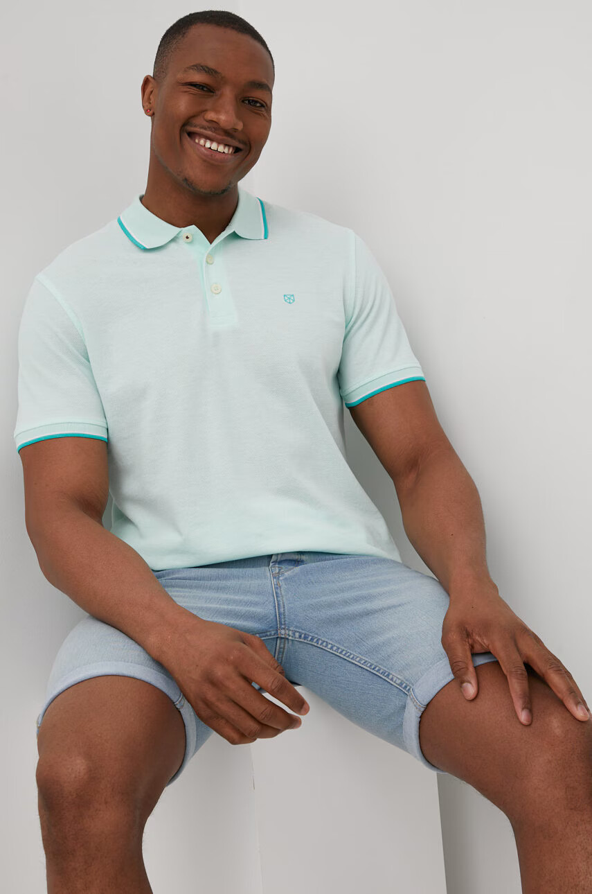 Premium by Jack&Jones Тениска с яка - Pepit.bg