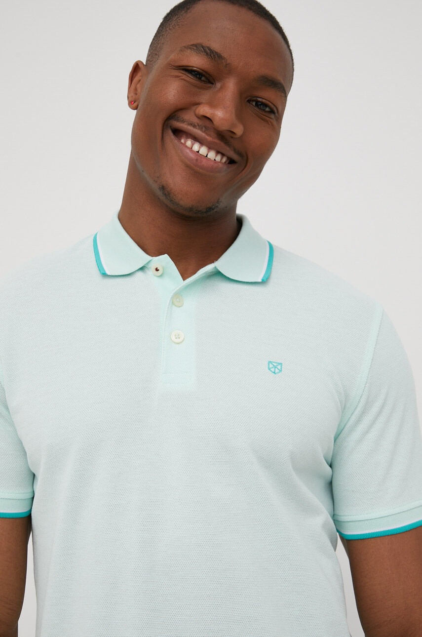 Premium by Jack&Jones Тениска с яка - Pepit.bg