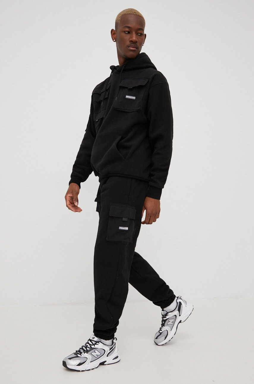 Primitive Суичър Cut N Sew в черно с апликация - Pepit.bg