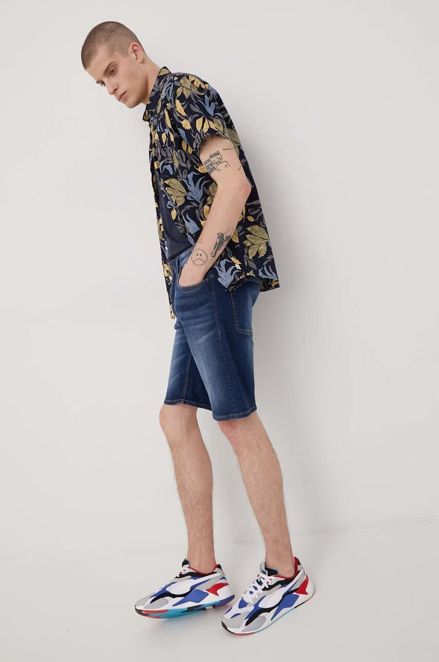 Produkt by Jack & Jones Дънкови къси панталони мъжко - Pepit.bg