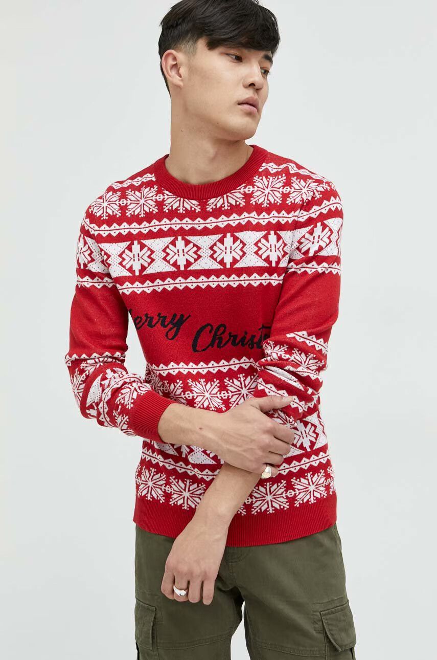 Produkt by Jack & Jones Памучен пуловер - Pepit.bg