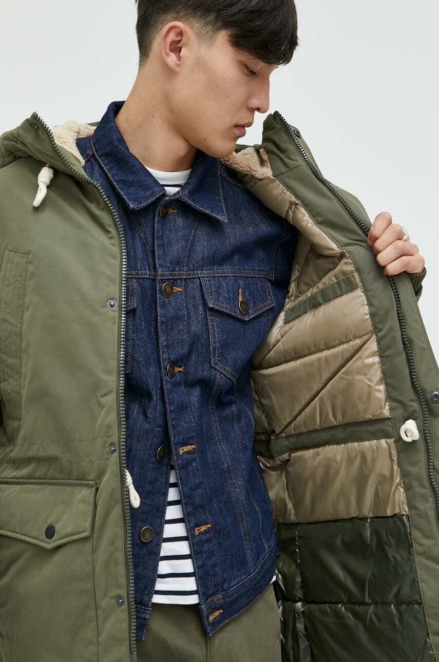 Produkt by Jack & Jones Яке в зелено със зимна изолация - Pepit.bg