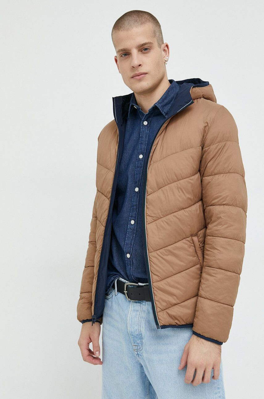 Produkt by Jack & Jones Яке с две лица в тъмносиньо с преходна изолация - Pepit.bg