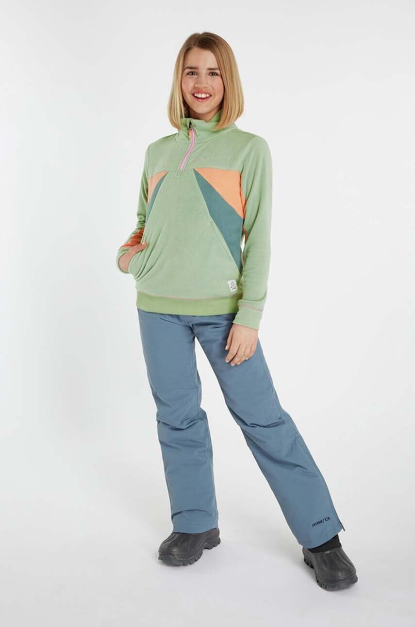 Protest Детски суичър в зелено с десен - Pepit.bg