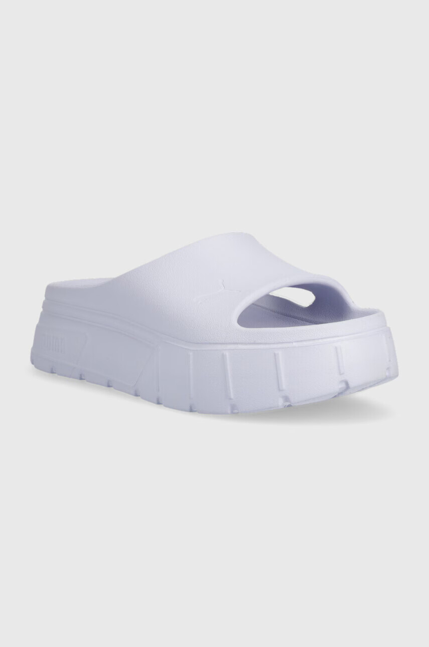 Puma Чехли Mayze Stack Injex в лилаво с платформа - Pepit.bg