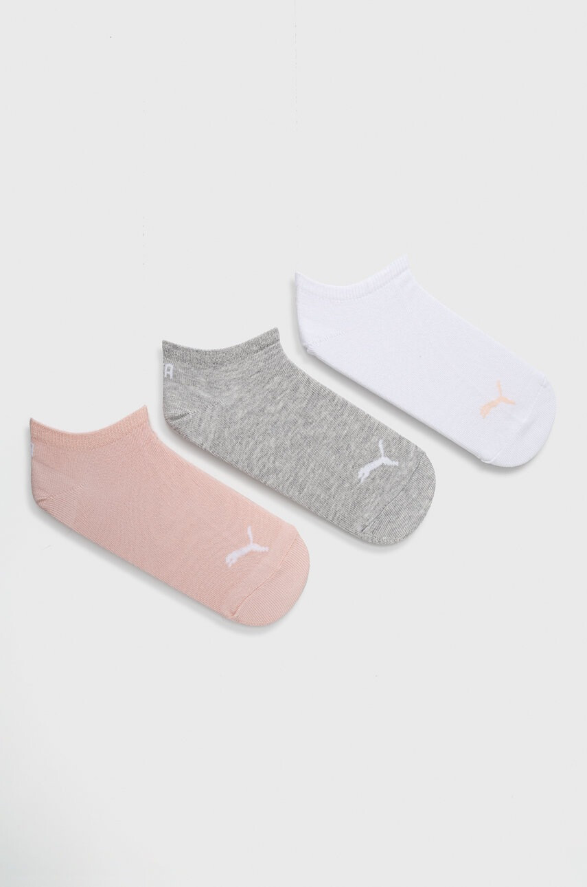 Puma Чорапи (3 чифта) дамски в розово - Pepit.bg