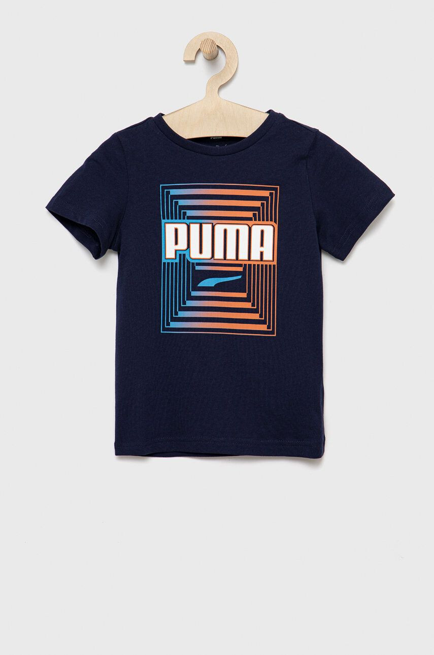 Puma Детска памучна тениска 847292 - Pepit.bg