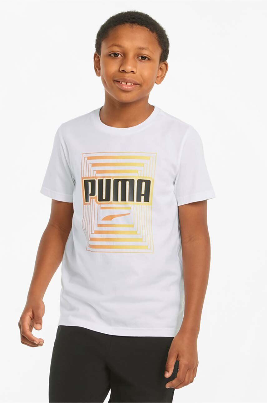 Puma Детска памучна тениска 847292 - Pepit.bg