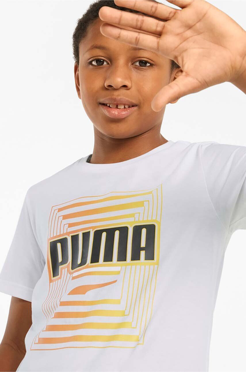 Puma Детска памучна тениска 847292 - Pepit.bg