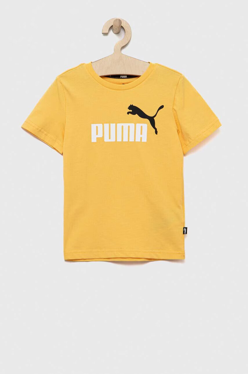 Puma Детска памучна тениска ESS+ 2 Col Logo Tee B - Pepit.bg