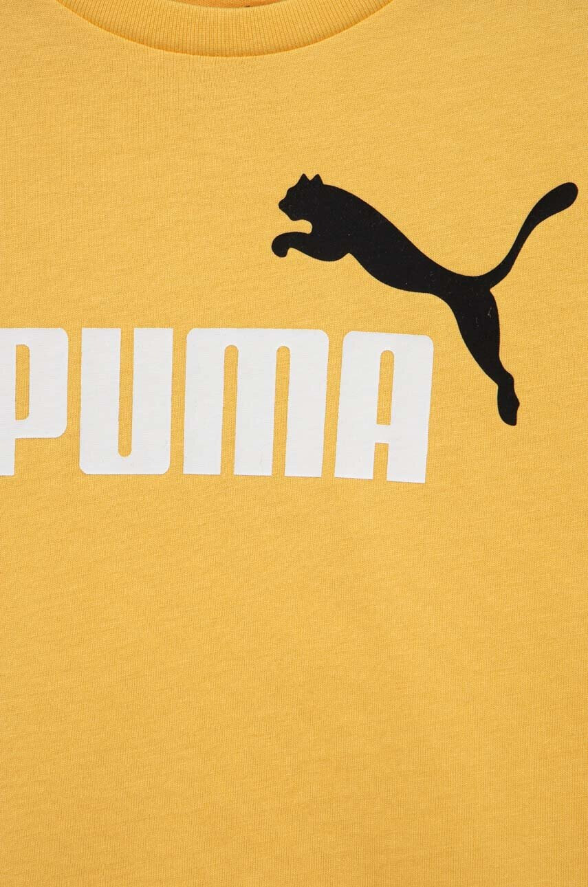 Puma Детска памучна тениска ESS+ 2 Col Logo Tee B - Pepit.bg
