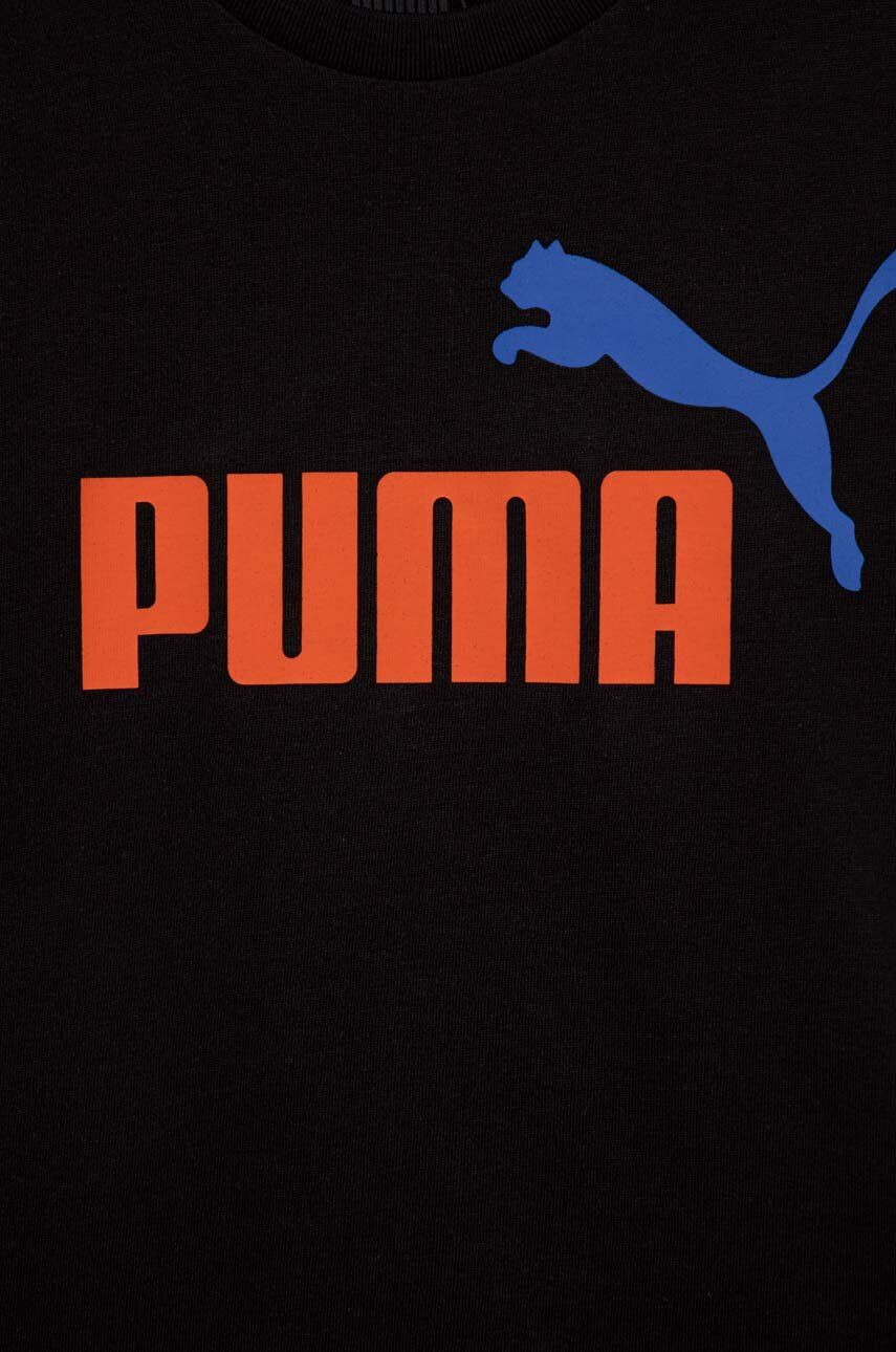 Puma Детска памучна тениска ESS+ 2 Col Logo Tee B - Pepit.bg