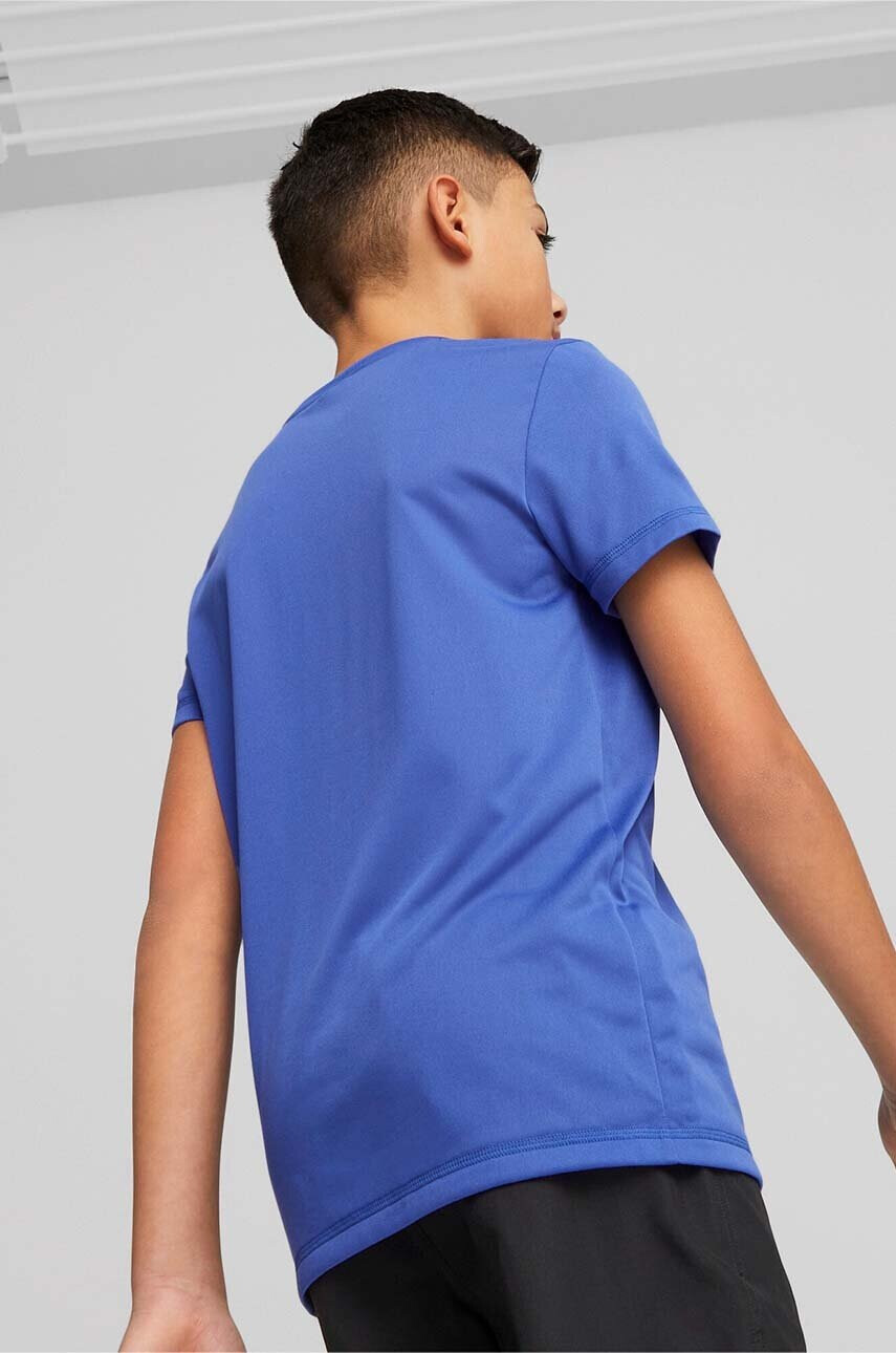 Puma Детска тениска ACTIVE Small Logo Tee B в лилаво с принт - Pepit.bg