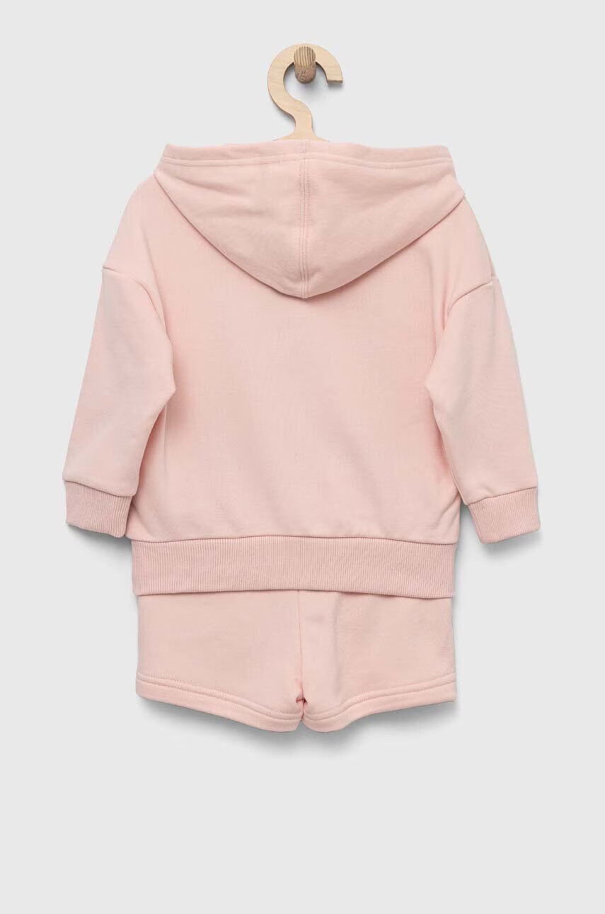 Puma Детски анцуг Loungewear Short Suit G в розово - Pepit.bg