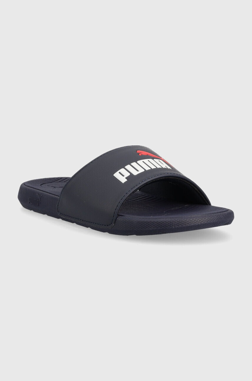 Puma Детски чехли Cool Cat 2.0 Jr в тъмносиньо - Pepit.bg
