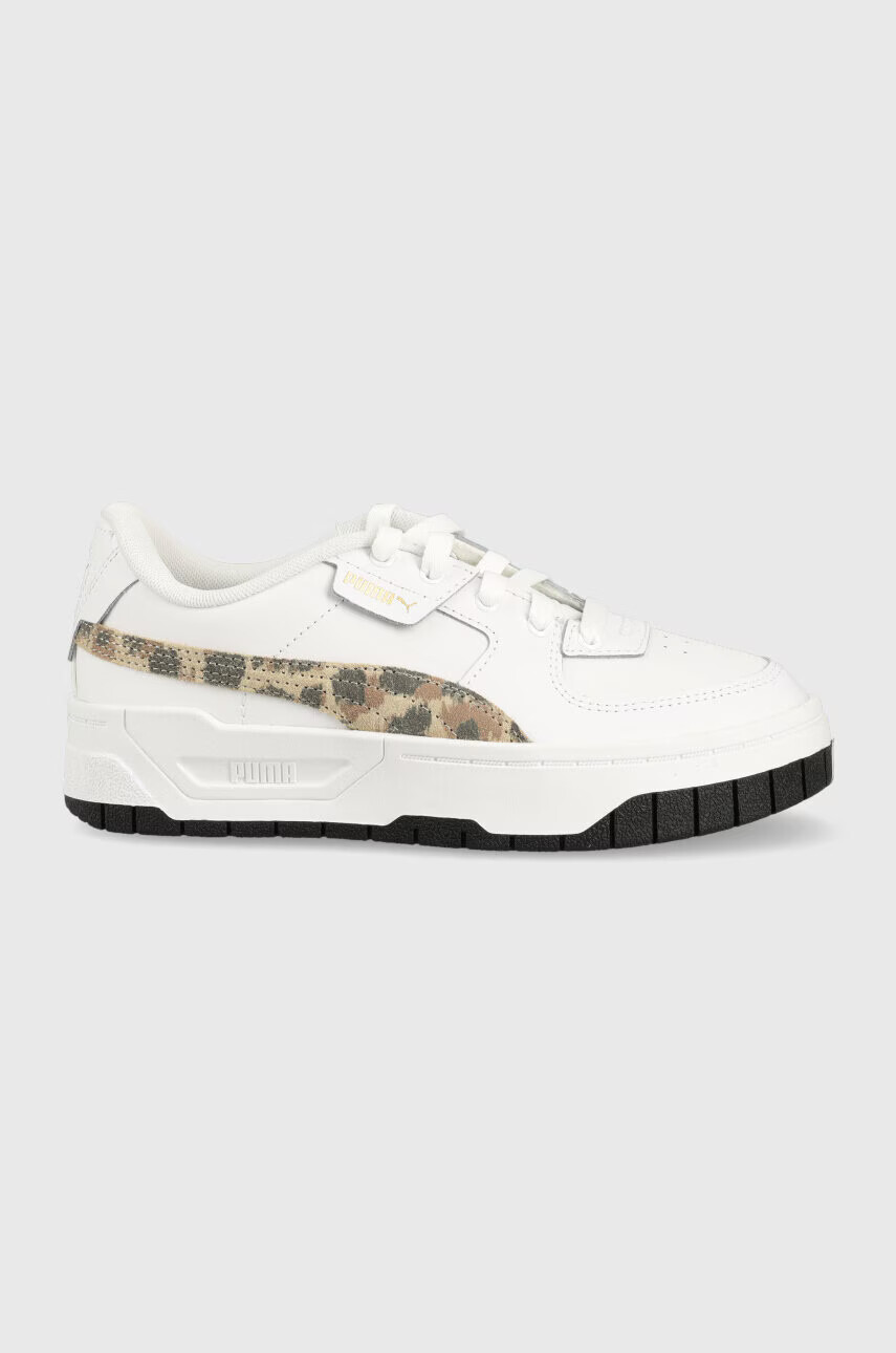 Puma Детски маратонки Cali Dream Animal Print Jr в бяло - Pepit.bg