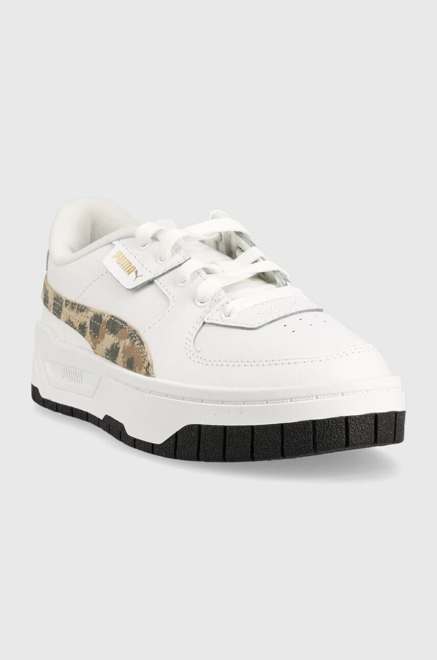 Puma Детски маратонки Cali Dream Animal Print Jr в бяло - Pepit.bg