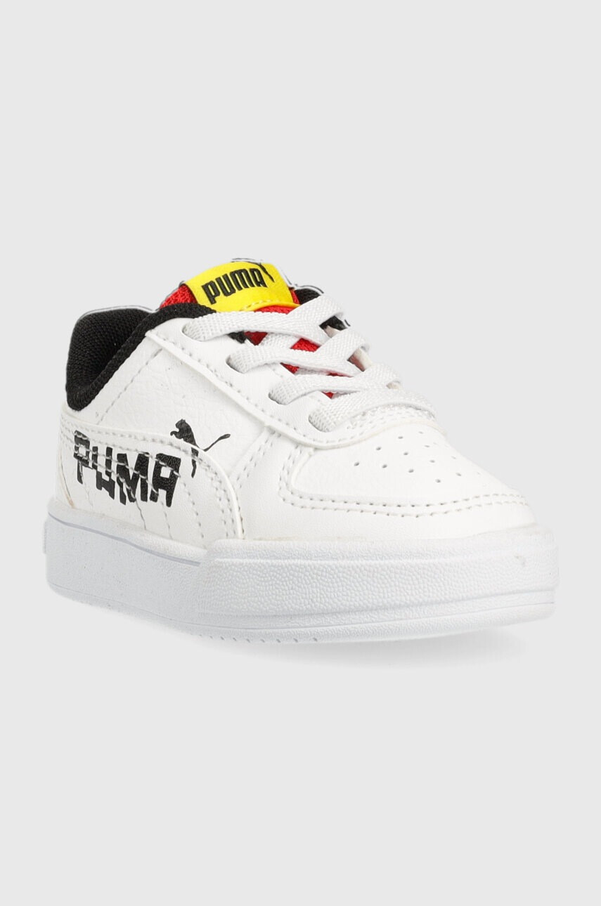 Puma Детски маратонки Caven Brand Love в бяло - Pepit.bg