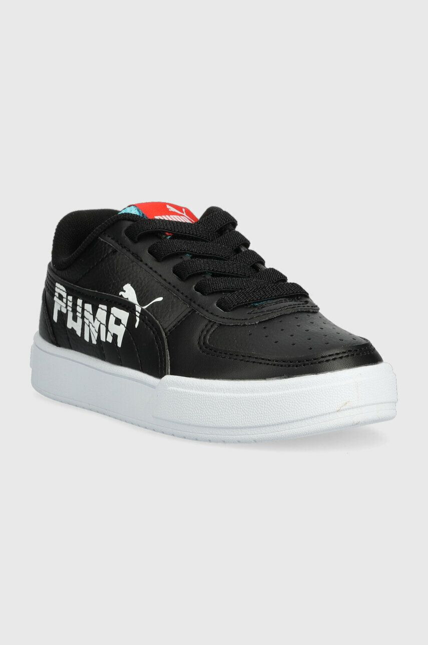 Puma Детски маратонки Caven Brand Love PS в черно - Pepit.bg