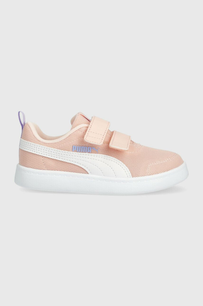 Puma Детски маратонки Courtflex v2 Mesh V PS в розово - Pepit.bg