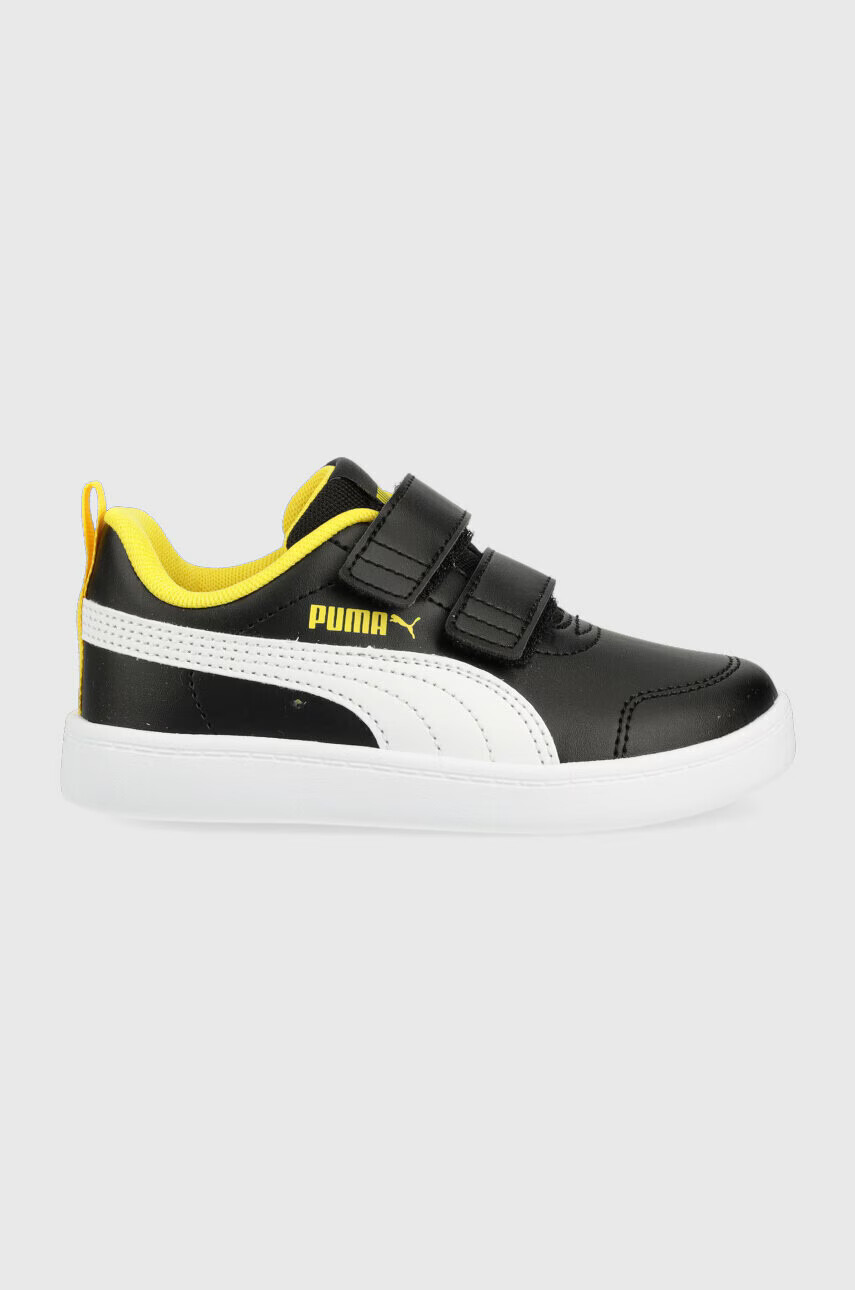 Puma Детски маратонки Courtflex v2 V PS в черно - Pepit.bg