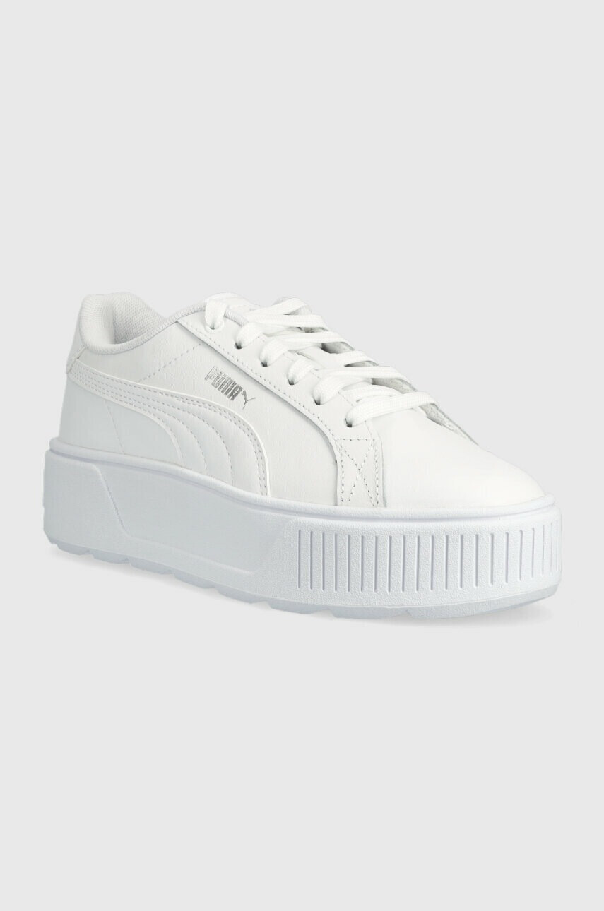 Puma Детски маратонки Karmen L Jr в бяло - Pepit.bg