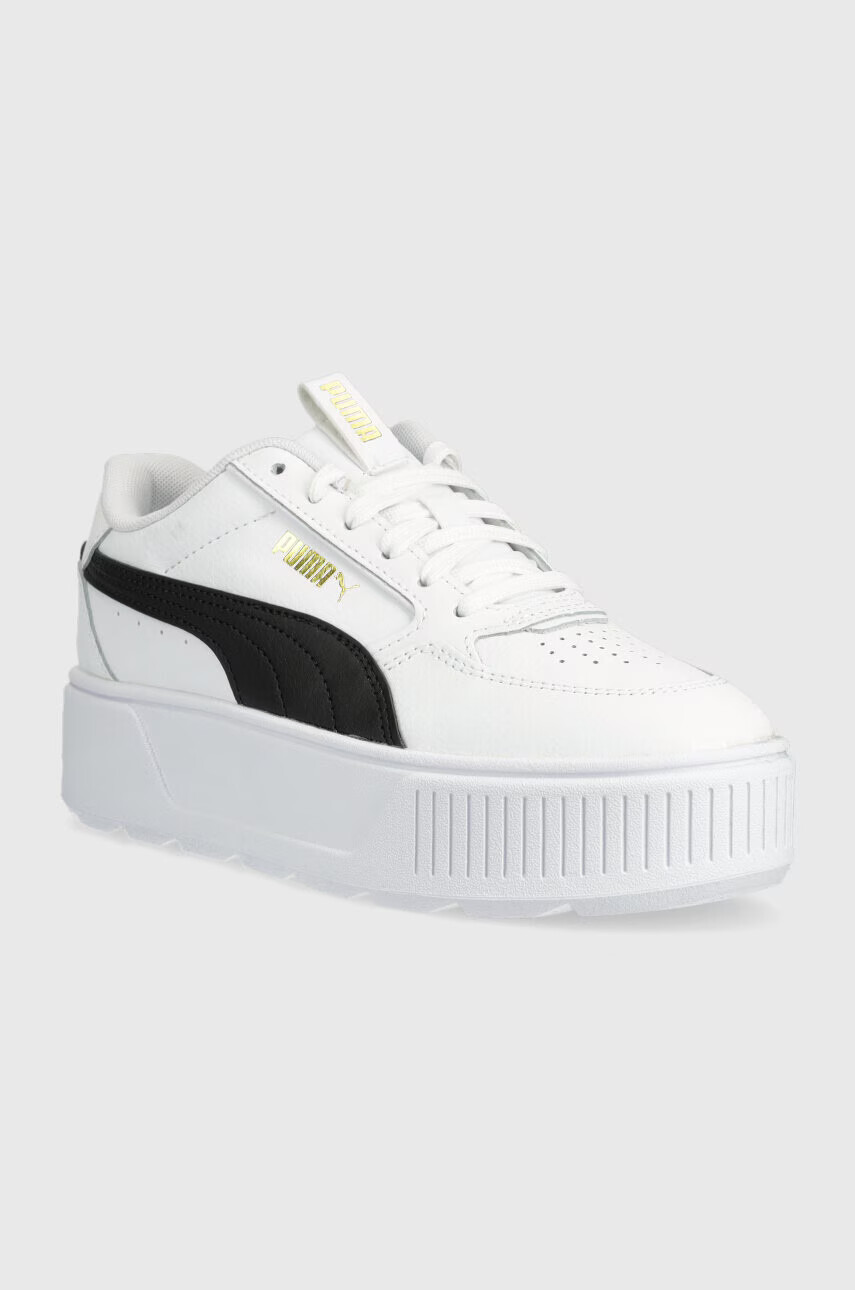 Puma Детски маратонки Karmen Rebelle Jr в бяло - Pepit.bg