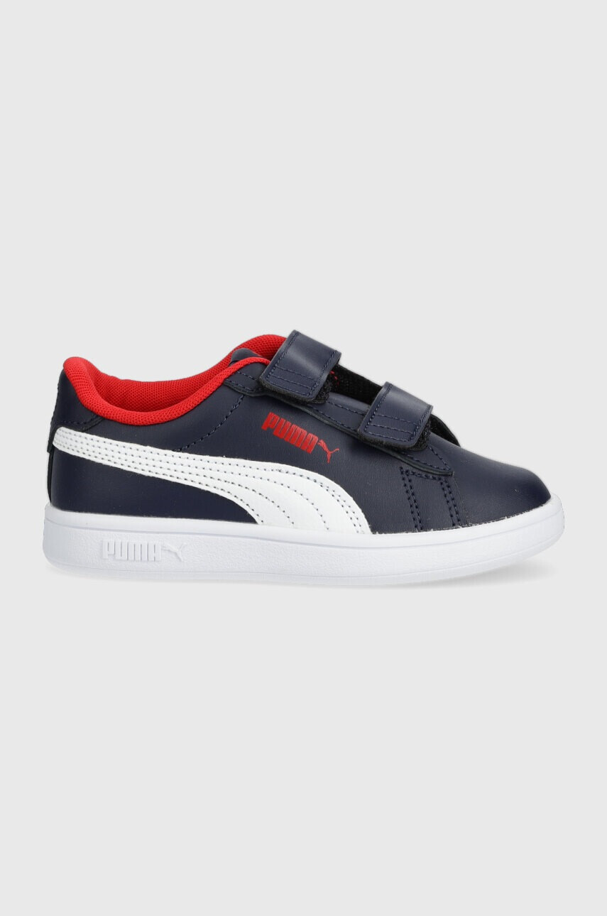 Puma Детски маратонки Smash 3.0 L V PS в тъмносиньо - Pepit.bg