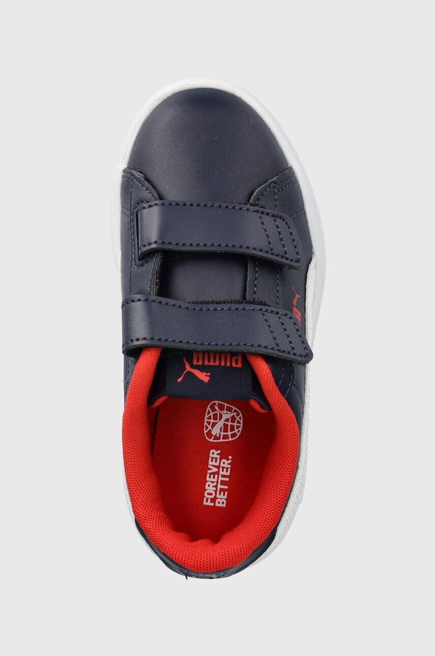 Puma Детски маратонки Smash 3.0 L V PS в тъмносиньо - Pepit.bg