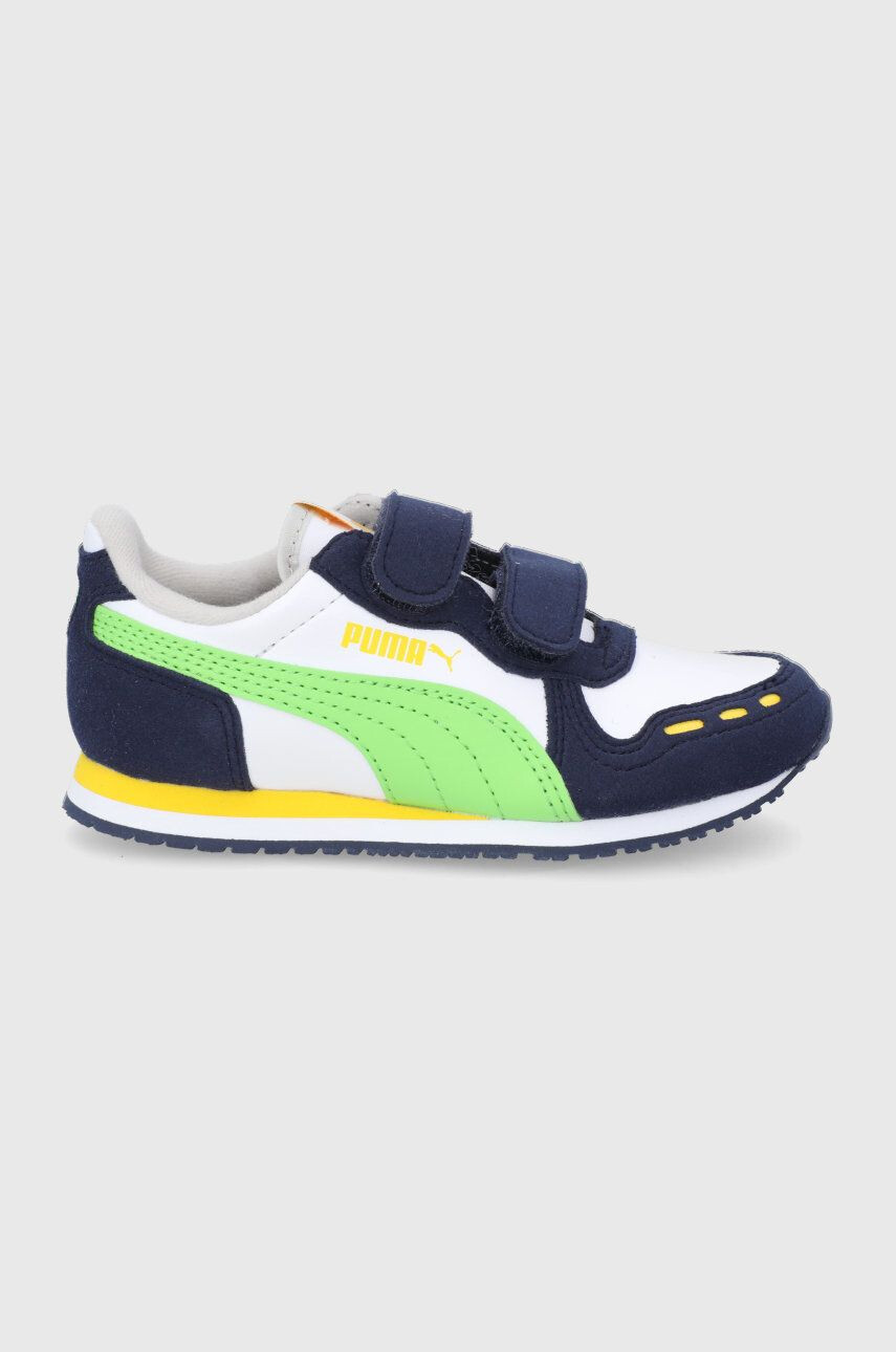 Puma Детски обувки Cabana Racer SL V PS в бяло - Pepit.bg