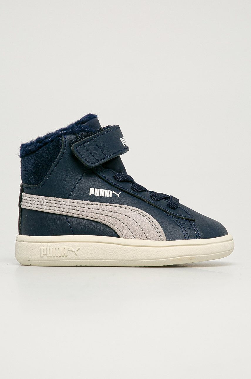 Puma Детски обувки Smash v2 Mid L Fur V Inf 366899 - Pepit.bg