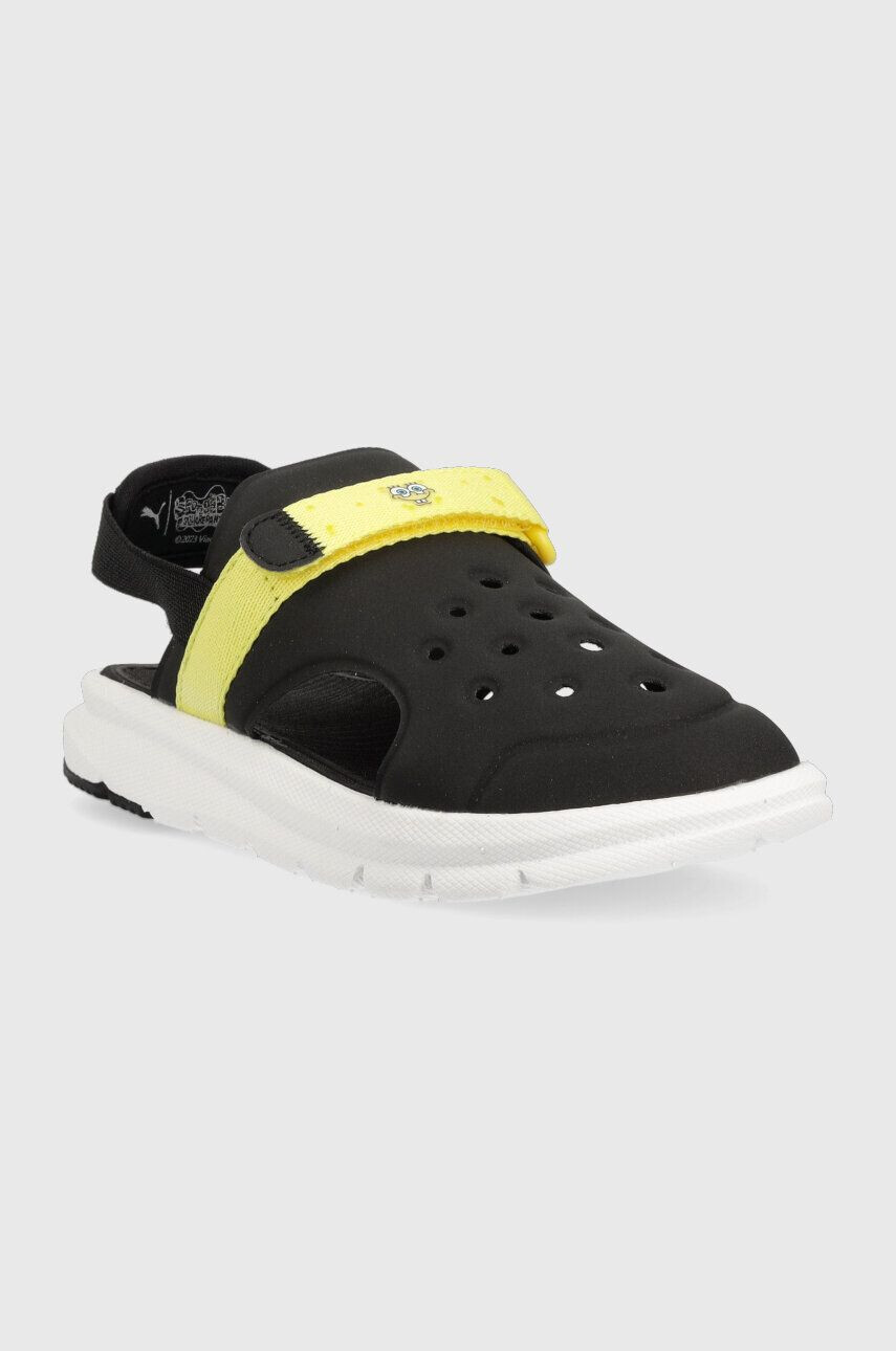 Puma Детски сандали Evolve Sandal Spongebob AC PS в черно - Pepit.bg