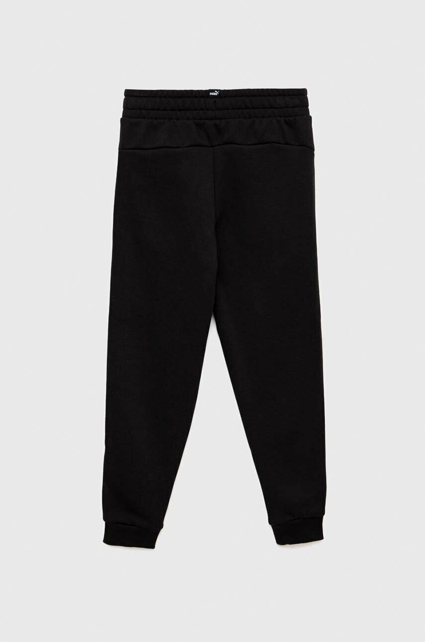 Puma Детски спортен панталон ESS+ 2 Col Logo Pants FL cl B в черно с принт - Pepit.bg