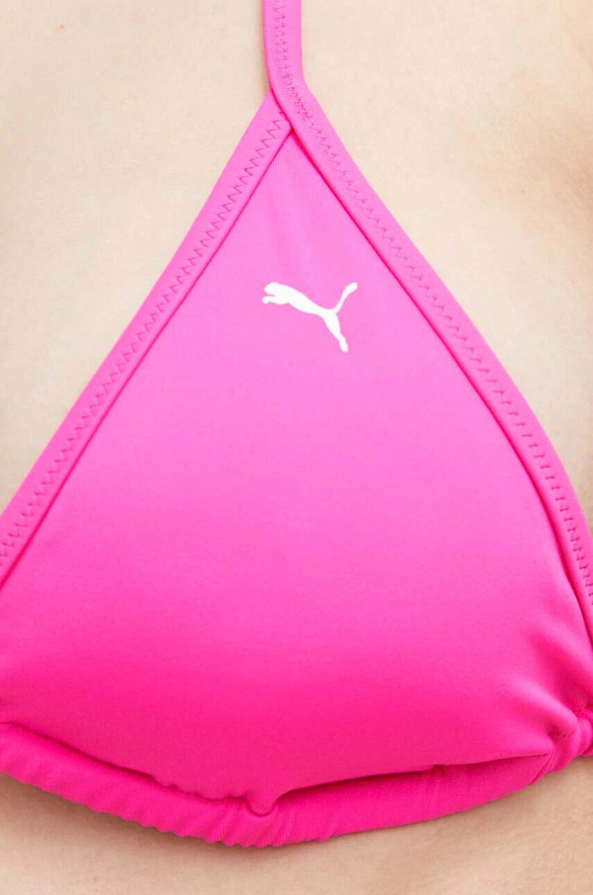 Puma Горнище на бански в розово с леко подплатена чашка - Pepit.bg