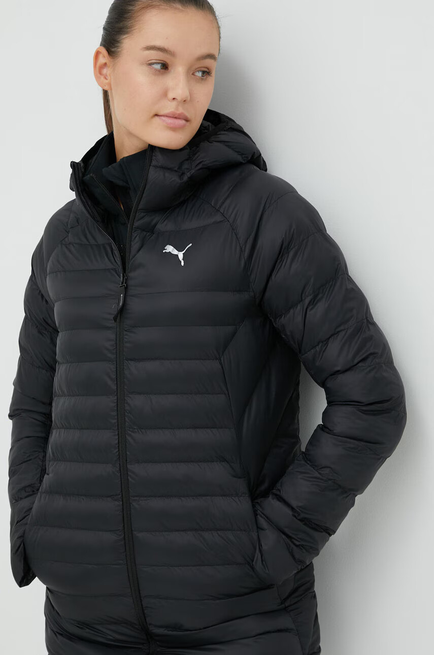 Puma Яке в черно с преходна изолация - Pepit.bg