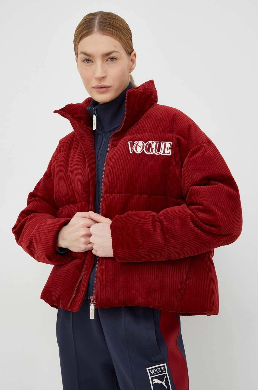 Puma Яке x VOGUE в бордо със зимна изолация - Pepit.bg