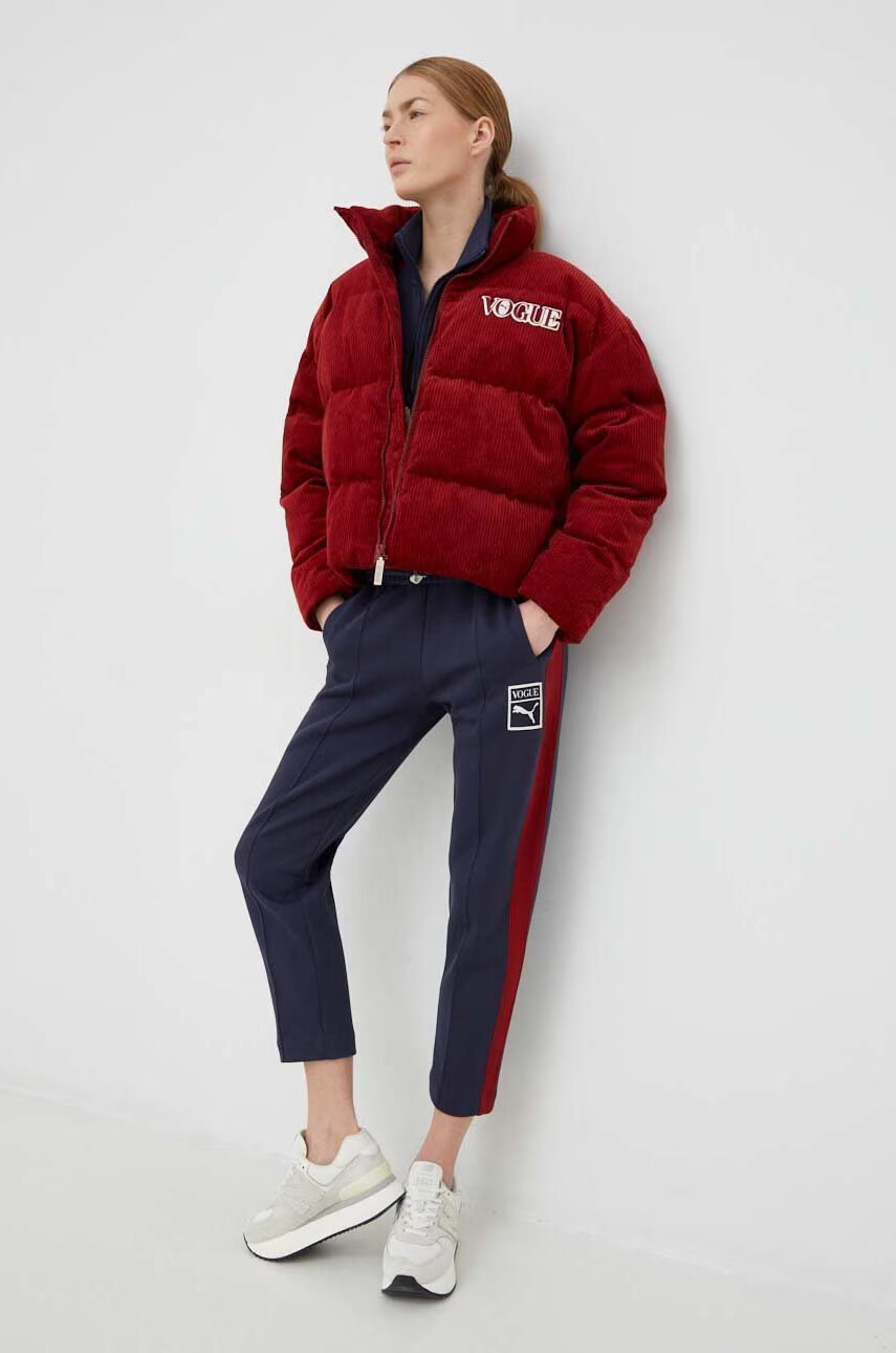 Puma Яке x VOGUE в бордо със зимна изолация - Pepit.bg