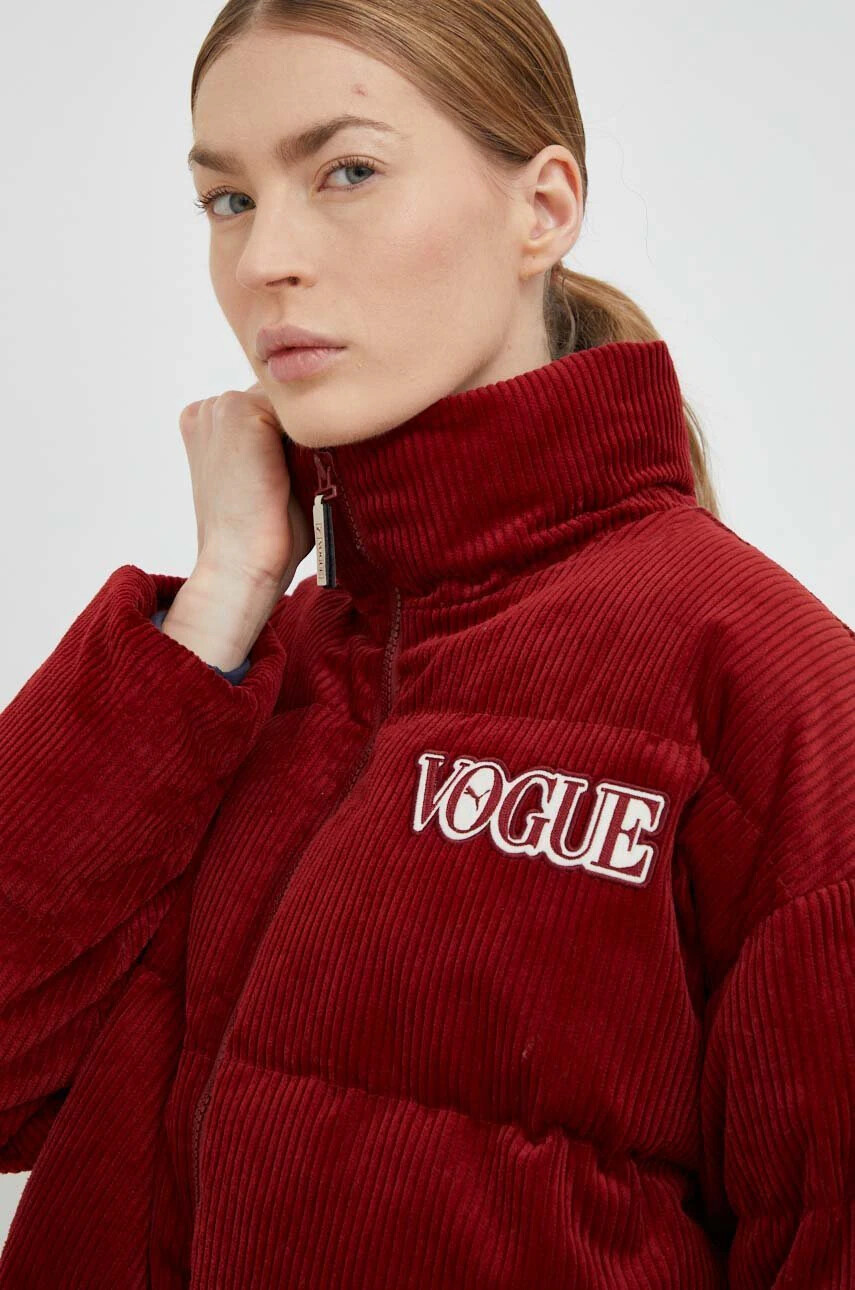 Puma Яке x VOGUE в бордо със зимна изолация - Pepit.bg