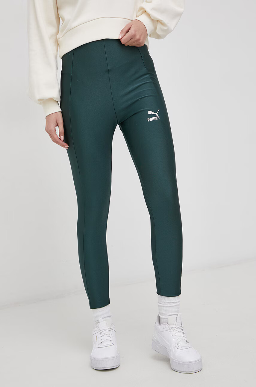 Puma Клин 531610 дамски в зелено с изчистен дизайн - Pepit.bg
