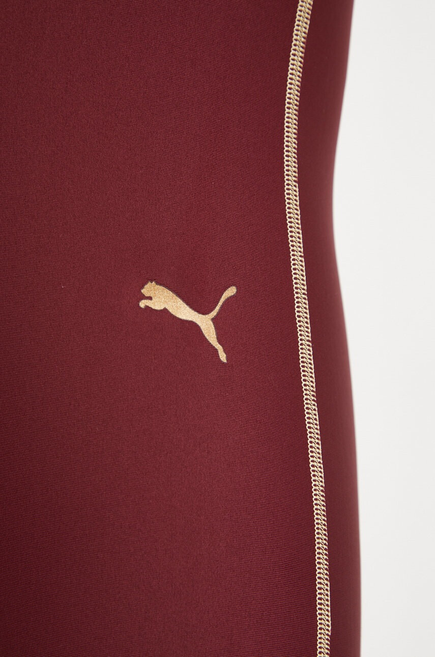 Puma Клин за трениране Deco Glam в бордо с принт - Pepit.bg