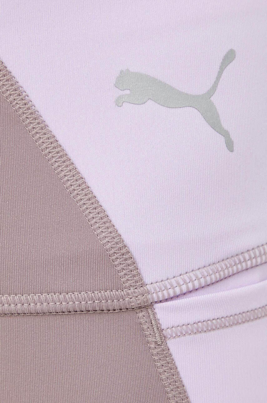 Puma Клин за трениране Evostripe в лилаво с десен - Pepit.bg
