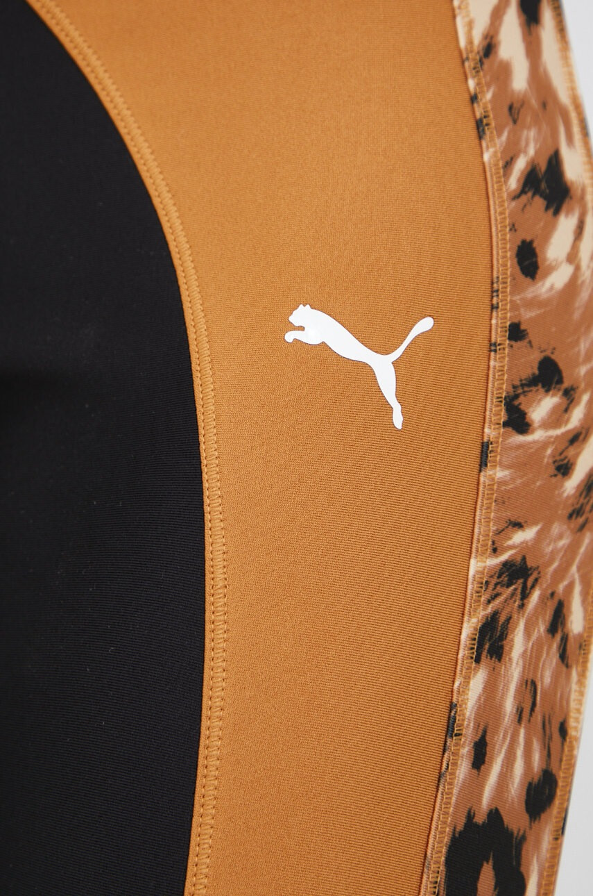 Puma Клин за трениране Safari Glam в черно с десен - Pepit.bg