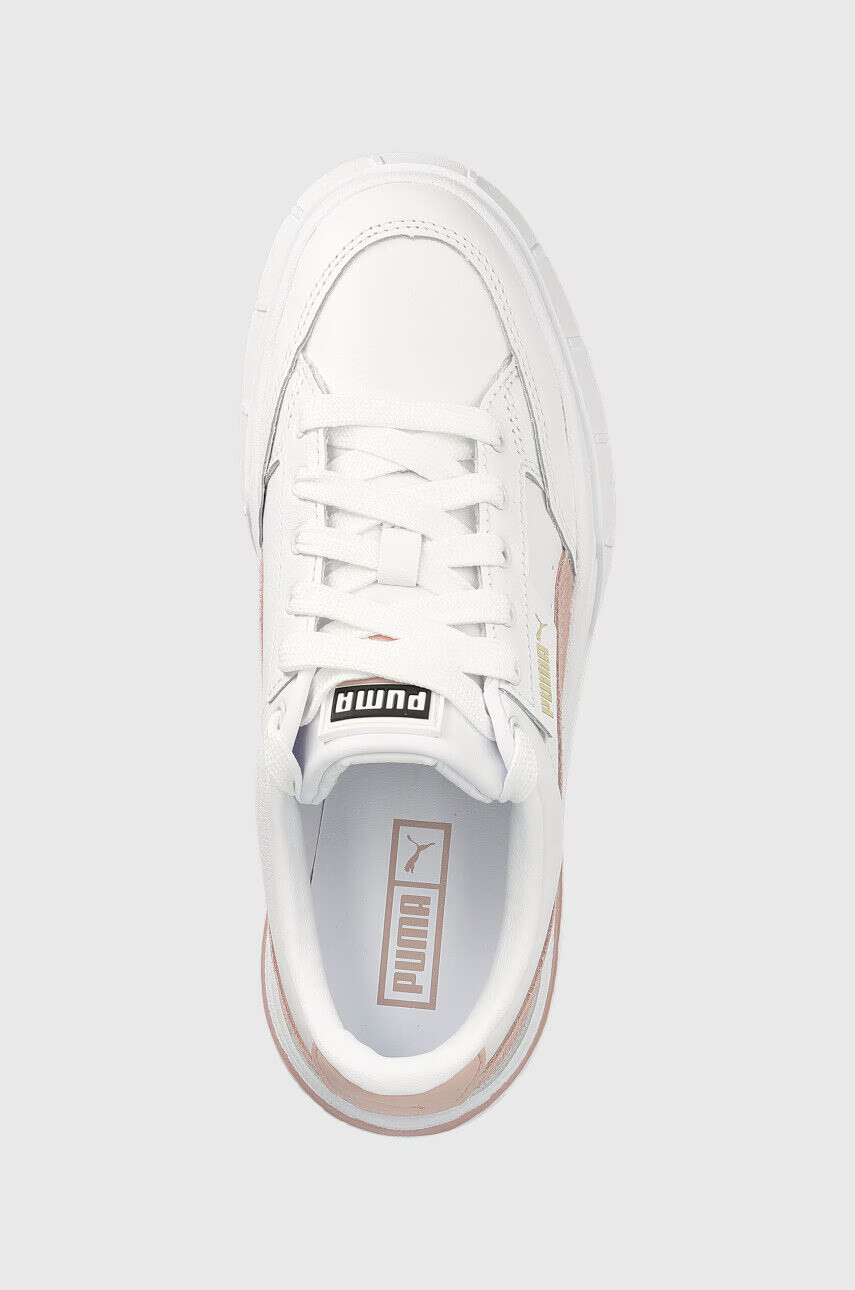 Puma Кожени маратонки Mayze Stack Wns в бяло - Pepit.bg